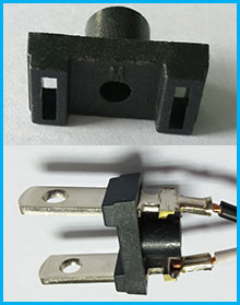 PSE認(rèn)證電源線AC兩扁插帶品字尾