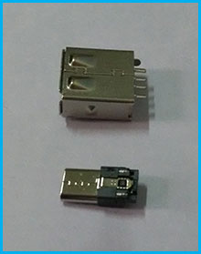 USB A母成型線