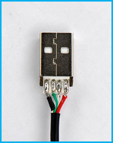 USB A母成型線
