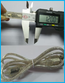 USB B成型線